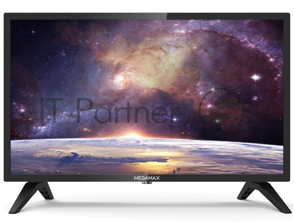 Телевизор MEGAMAX 24" 24MG11HSM черный DLED HD 60Hz Smart TV Android 11