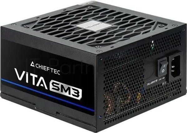 Блок питания Chieftec Vita SM3 BPX-750-C (ATX 3.1, 750W, 80 PLUS BRONZE, Active PFC, 120мм fan, Semi-modular Cable Management) Retail