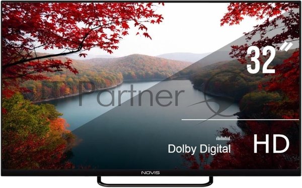 Телевизор NOVIS 32" NTV-H3201T черный HD DLED 60Hz