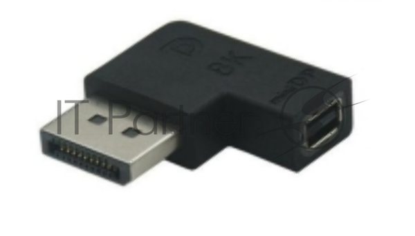 Удлинитель Displayport угловой папа на Mini Displayport мама