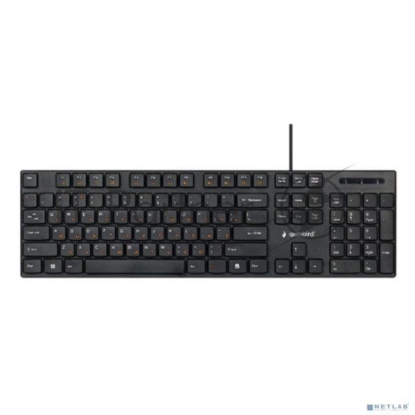 Клавиатура Gembird KB-250 проводная, USB Type-A, чёрный