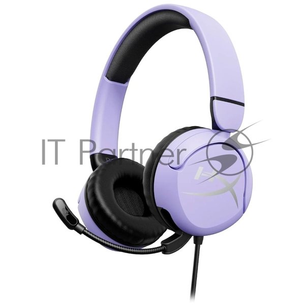 Гарнитура HyperX Cloud Mini Multi Lavender, беспроводная + проводная, Bluetooth, до 25 ч