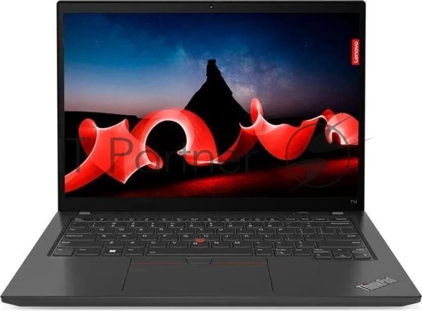 Ноутбук Lenovo ThinkPad T14 G4 Core i5 1335U 16Gb SSD 1Tb Intel UHD Graphics 14" IPS WUXGA (1920x1200) Windows 11 Pro 64 черный WiFi BT Cam (21HESGC100)