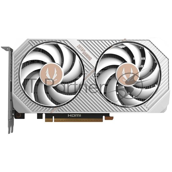 Видеокарта Zotac PCI-E 5.0 RTX 5060 TWIN EDGE OC WHITE ED NVIDIA GeForce RTX 5060 8Gb 128bit GDDR7 2527/28000 HDMIx1 DPx3 HDCP Ret белый