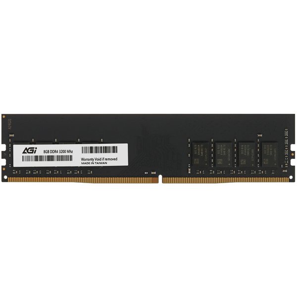 Оперативная память AGI Premier, DDR4, 8GB (1x8GB), 3200 MHz, CL22, без радиатора
