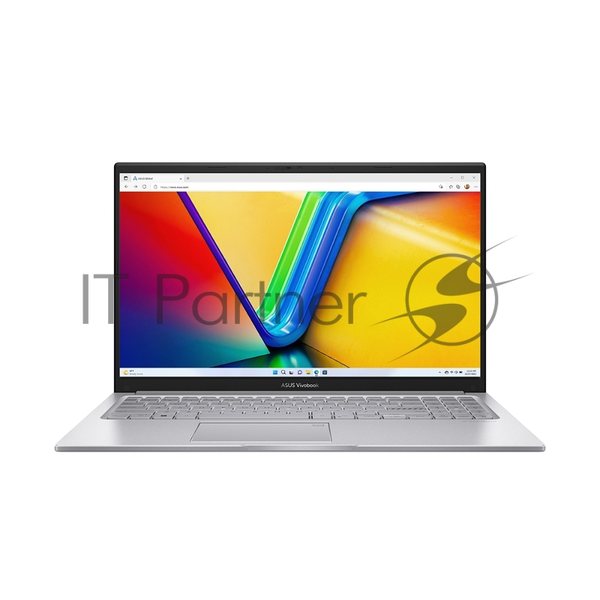 Ноутбук ASUS X1504VA-BQ591 15.6" FHD IPS/Intel Core 5 120U/16GB/SSD512GB/Intel Graphics/Backlit/NoOs/Cool Silver 90NB13Y2-M00X80