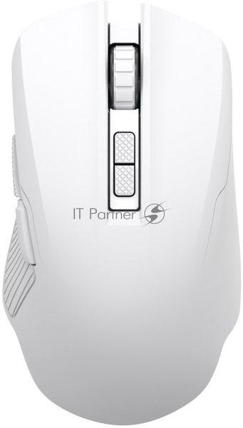 Мышь беспроводная/проводная Defender Whisper GM-209 белый, 7200 dpi, радиоканал, Bluetooth, USB, кнопки - 8