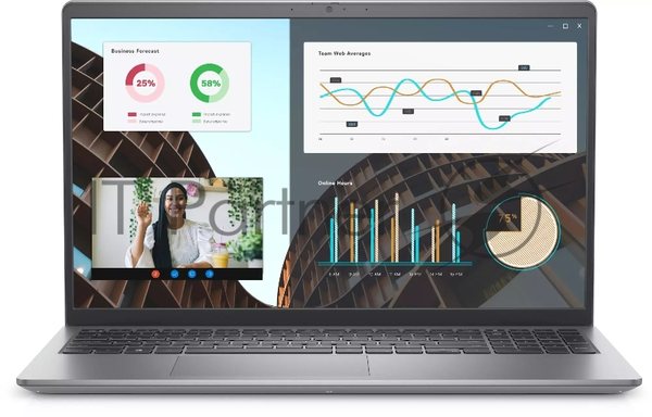 Ноутбук Dell Vostro 3530 Core i3 1305U 16Gb SSD 512Gb Intel UHD Graphics 15.6" WVA FHD (1920x1080)/Linux Ubuntu черный WiFi BT Cam (3530-3650)