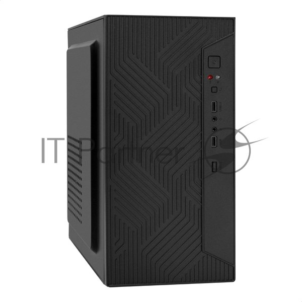 Компьютерный корпус Minitower ExeGate BAA-303M-AA500 (mATX, БП AA500 с вент. 8см, 2*USB, HD Audio, черный)