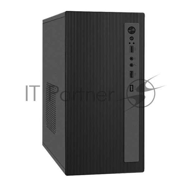 Компьютерный корпус Minitower ExeGate BAA-303M-AAA450 (mATX, БП AAA450 с вент. 8см, 2*USB, HD Audio, черный)