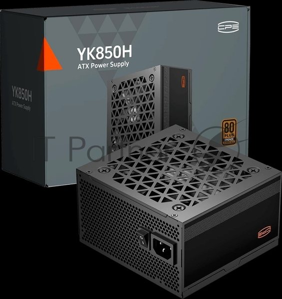 Блок питания ПК Power Supply PCCooler, 850W 80+ Bronze (ATX, ATX 3.1, Non-modular, 1x24(20+4)pin 550мм, 2xCPU*2 8(4+4)pin 650мм, 4xPCIe*2 8(6+2)pin 500+120мм, 1x12V-2x6 600мм, 8xSATA*3+MOLEX4pin*2, Active, 120x120мм, 140x150x86mm, APFC, OVP/UVP/OCP/SCP/OTP/OPP/SPD)