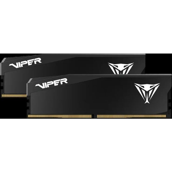 Оперативная память Patriot Viper Elite 5 Ultra, DDR5, 32GB (2x16GB), 6000 MHz, CL28, с радиатором, чёрный