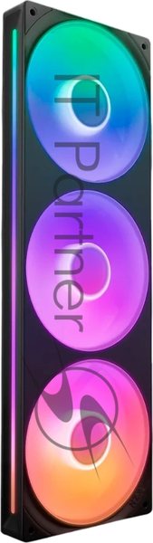 Вентилятор для корпуса Case Cooler NZXT F360 RGb Core (120x120x25мм, 4-pin PWM, RGb, 75.12CFM, 30dBA, 2400RPM, Black, Single-Frame RGb Fan Unit)