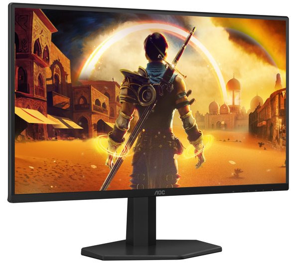 Монитор 27" AOC 27G42E Fast IPS 1920x1080, 180 Гц, 0.5 мс, 16:9, 300 кд/м², HDMI 2.0, DP 1.4, 3.5 Jack, Adaptive-Sync, HDR10, черный