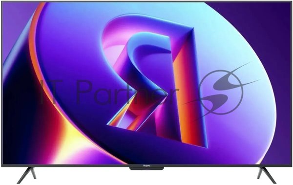 Телевизор Яндекс 55" YNDX-00080 черный QLED UHD 60Hz Smart TV Станция Бейсик с Алисой