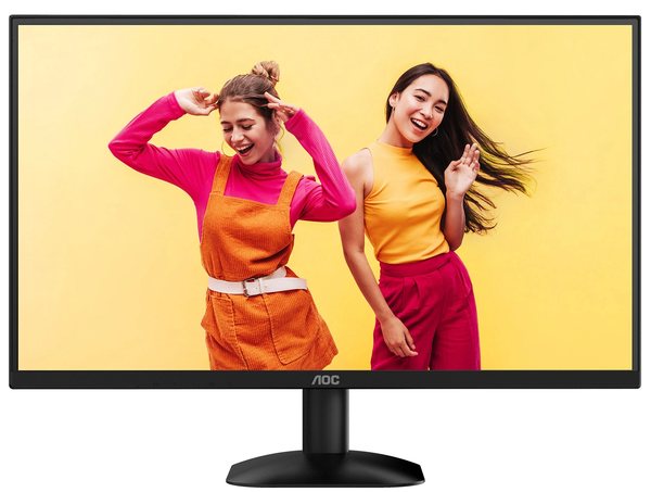Монитор 23.8" AOC Q24B35 IPS 2560x1440, 120 Гц, 4 мс, 16:9, 250 кд/м², HDMI 2.0, DP 1.4, HDR10, черный