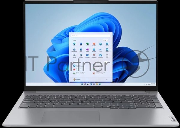 Ноутбук Lenovo ThinkBook 16 G6 IRL серый Intel Core i5 13420H 2100MHz/16"/1920x1200/8Gb/512Gb SSD/Intel UHD Graphics/Wi-Fi/Bluetooth/Без ОС