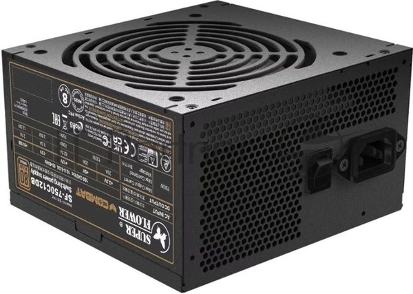 Блок питания 750Вт/Power Supply Super Flower Combat DB ATX 3.1, 750W, ATX, 120мм, 6xSATA, 3xPCI-E(6+2), 1xPCI-E 16, APFC, 80 PLUS Bronze, non-Modular