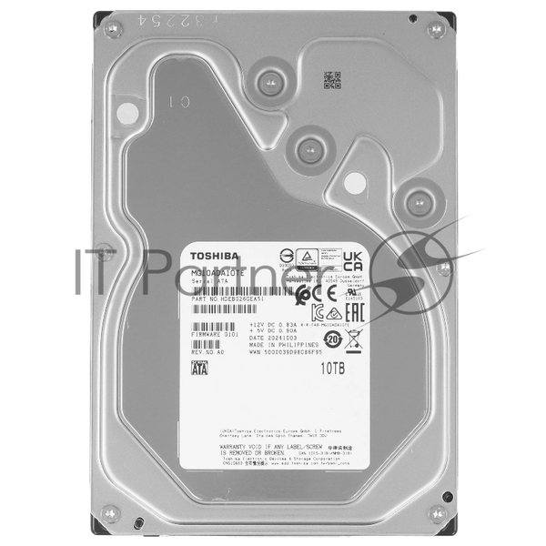 Жесткий диск Toshiba MG10, 10Tb Series 3,5",SATA III SAS Server 7200 12Gbit/s 512Mb