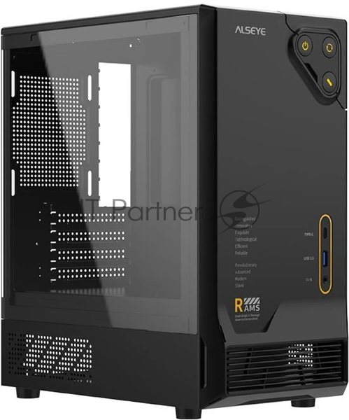 Компьютерный корпус RAMS 1.0 черный-Type C