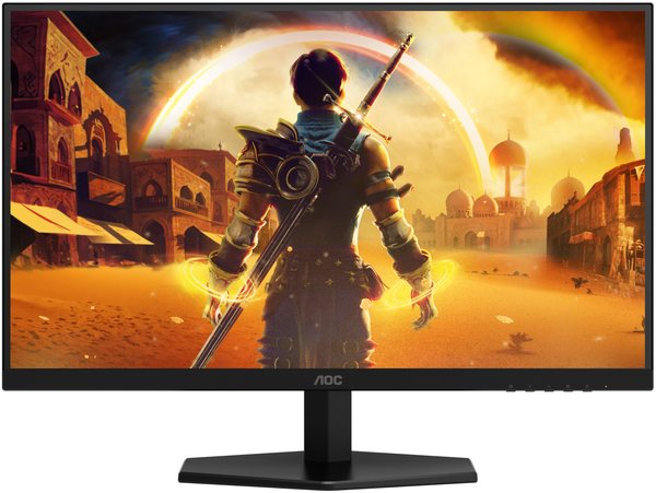Монитор 27" AOC Q27G42HE IPS 2560x1440, 180 Гц, 0.5 мс, 16:9, 350 кд/м², HDMI 2.0, DP 1.4, 3.5 Jack, HDR10, G-Sync, Adaptive-Sync, черный/красный