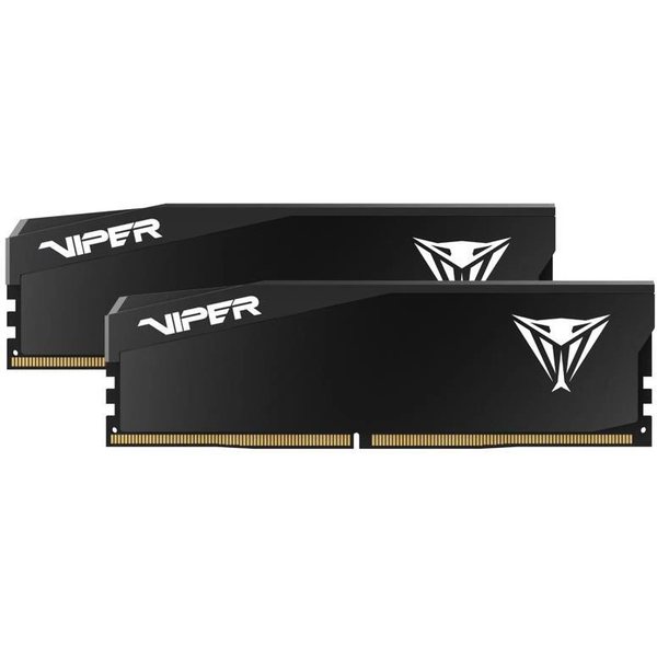 Оперативная память Patriot Viper Elite 5 Ultra, DDR5, 48GB (2x24GB), 6000 MHz, CL28, с радиатором, чёрный