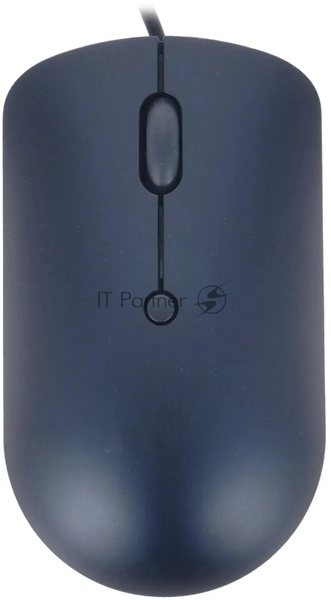 Мышь проводная Lenovo 540 синий, 2400 dpi, USB-C, кнопки - 4