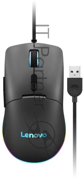 Мышь проводная Lenovo M210 RGb Gaming черный оптическая 8000dpi USB2.0 (GY51M74265)