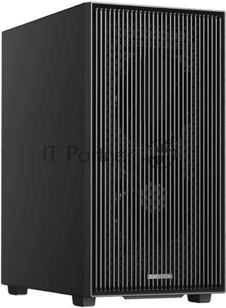 Компьютерный корпус XASTRA A307M 2BK SI Black mATX/Mesh/Metal left panel/2x120мм PWM FC black fans/A307M-2FC12BK-SI