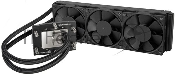 Система жидкостного охлаждения SilverStone XE360-SP5 черный, 360 мм, 3x120 мм, 600-2800 об/мин, 46 дБ, PWM, SP5, без подсветки