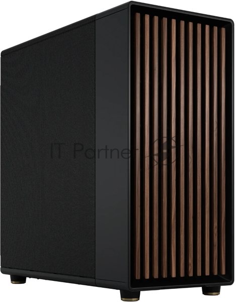 Компьютерный корпус без блока питания Case Fractal Design North XL, Full-Tower, 3x140мм, 2xUSB-A 3.0 + 1xUSB 3.2 Type-C E-ATX, ATX, mATX, mITX Wood panel Charcoal черный