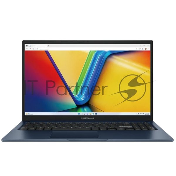 Ноутбук ASUS Vivobook 15 X1504VA-BQ590 Intel Core 5 120U 1400MHz/15.6"/1920x1080/16Gb/512Gb SSD/Intel Graphics/Wi-Fi/Bluetooth/Без ОС/Quiet Blue (90NB13Y1-M00X70)