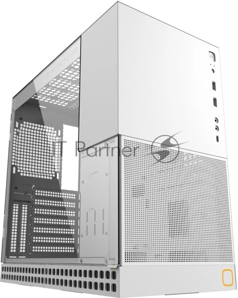 Компьютерный корпус без блока питания Geometric Future Model 4 King Arthur, Midi-Tower, TG, no fans, 2xUSB-A 3.0, 1xUSB 3.2 Type-C, E-ATX, ATX, mATX, mITX белый