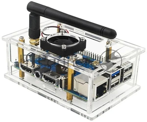Компьютерный корпус ACD Orange Pi 5 pro Acrylic case