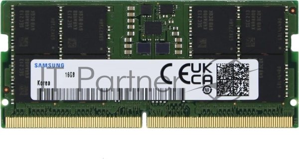 Оперативная память Samsung DDR5 SODIMM 16Gb 5600 1Rx8, 1.1V