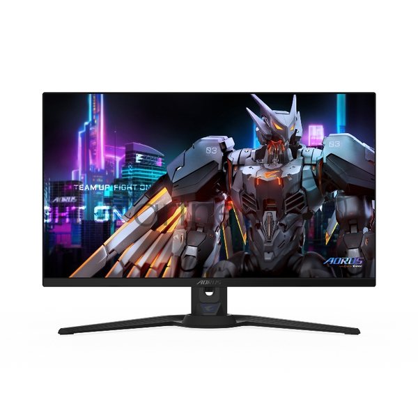 Монитор 27" Gigabyte AORUS FO27Q5P EK QD-OLED 2560x1440, 500 Гц, 0.03 мс, 16:9, 300 кд/м² (пиковая 1000 кд/м²), DisplayHDR True Black 500, HDMI 2.1, DP 2.1, MiniDP 2.1, USB-C (18 Вт), USB Hub (3x USB 3.2), 3.5 Jack, динамики (2x5 Вт), черный