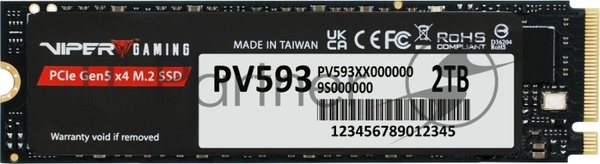 Накопитель SSD PATRIOT M.2 PCIE 2Tb 2280 NVMe PV593P2TbM28H