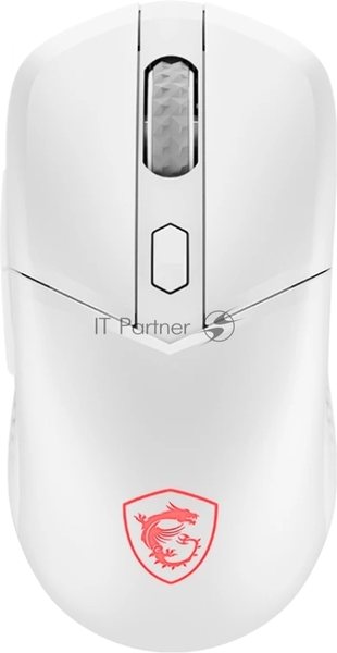 Мышь беспроводная/проводная MSI Versa 300 Elite белый, 26000 dpi, радиоканал, Bluetooth, USB, кнопки - 6