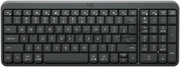 Клавиатура Logitech K250 беспроводная, Bluetooth, серый