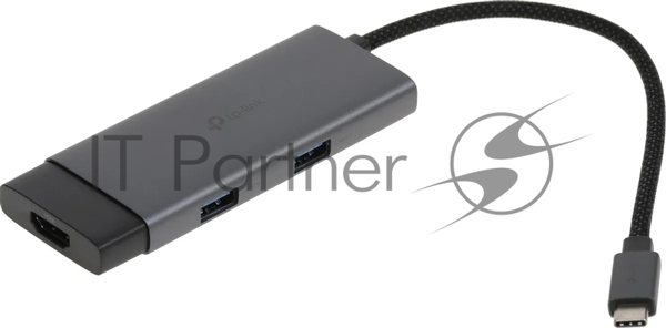 Разветвитель USB-C TP-Link UH5020C 2порт. серый
