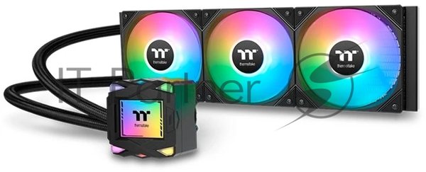 Система жидкостного охлаждения Thermaltake LA360 ARGB Soc-AM5/AM4/1200/1700/1851 черный 4-pin 38.35dB Al+Cu Ret (CL-W459-PL12SW-A)