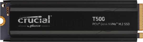 Накопитель SSD Crucial T500 1Tb PCIe Gen4 NVMe M.2 SSD with heatsink CT1000T500SSD5