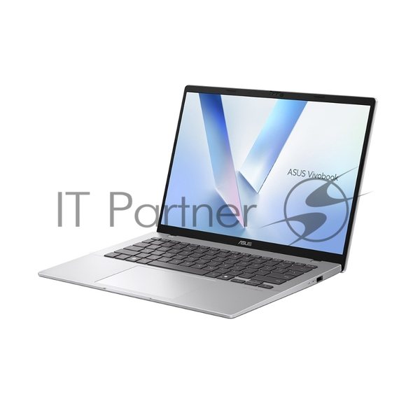 Ноутбук ASUS X1407QA-LY099W 14"(1920x1200 (матовый) IPS)/Qualcoмм Snapdragon X X1-26-100(2.98Ghz)/16Gb/1024PCISSDGb/noDVD/Cam/BT/WiFi/50WHr/war 1y/1.49kg/Cool Silver/Win 11Home