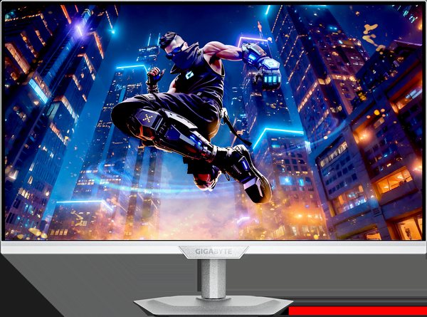 Монитор 27" Gigabyte M27UP ICE IPS 3840x2160, 160 Гц, 1 мс, 16:9, 350 кд/м², 2xHDMI 2.1, DP 1.4, USB-C, USB Hub (4x USB 3.2), 3.5 Jack, динамики (2x5 Вт), DisplayHDR 400, FreeSync Premium, G-Sync Compatible, Pivot, VESA 100x100, белый