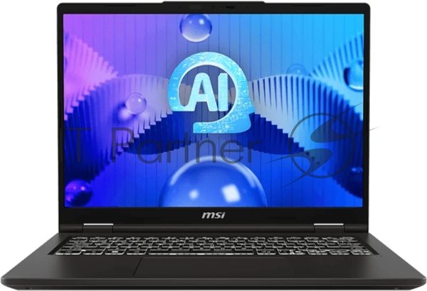 Ноутбук MSI Venture 14 AI A1MG-039XRU Core 5 125H 14" 2.8K (2880 x 1800),16:10,OLED,DDR5 16Gb (8Gbx2),512Gb SSD,Intel Arc Graphics,backlight,55.2Whr,1.7kg,1y,Dos,Solid Gray