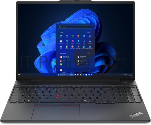 Ноутбук Lenovo ThinkPad E16 G2 Core Ultra 5 125U 16Gb SSD 512Gb Intel Graphics 16" IPS WUXGA (1920x1200) без ОС черный WiFi BT Cam (21MAS04600)