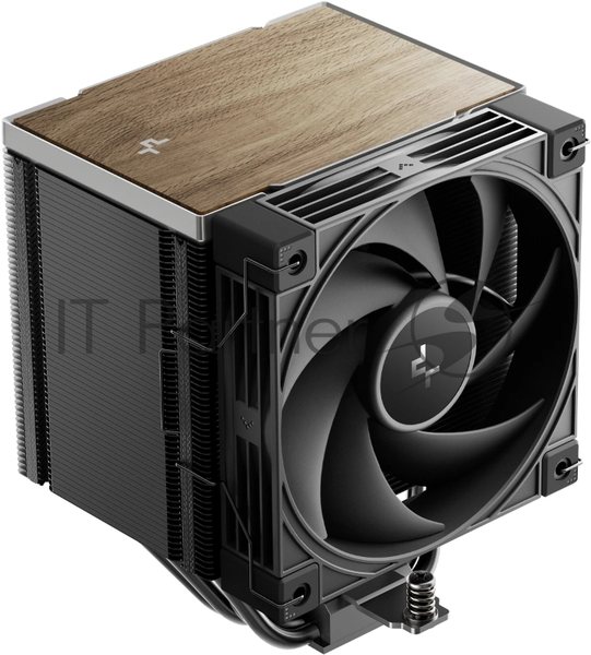 Кулер для процессора DEEPCOOL AK500 G2 LGA1851/1700/1200/115X/AM5/AM4 (9шт/кор, TDP 240W, PWM, Fan 120мм, 5 тепл. трубок, Copper Base, Wood-grain top cover, черный) RET (R-AK500G2-BKNNMN-GJD)