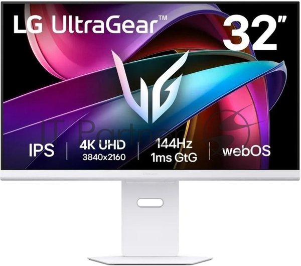 Монитор 31.5" LG UltraGear 32G810SA-W IPS 3840x2160, 144 Гц, 1 мс, 16:9, 400 кд/м², 2xHDMI 2.1, DP 1.4, USB-C (65 Вт PD), 3.5 Jack, динамики (2x7 Вт), DisplayHDR 400, FreeSync Premium, G-Sync Compatible, Smart (webOS, Wi-Fi, BT), белый