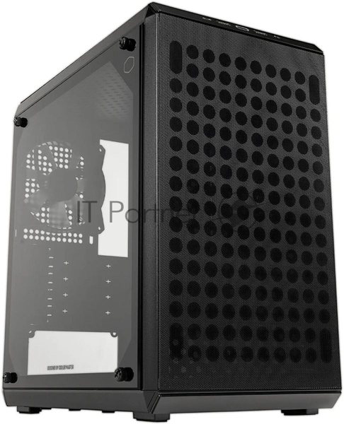 Компьютерный корпус Cooler Master MasterBox Q300L V2 черный без БП mATX 4x120мм 1x140мм 2xUSB3.0 audio bott PSU
