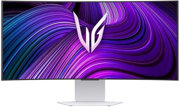 Монитор 39" LG UltraGear 39GX90SA-W OLED 3440x1440, 240 Гц, 0.03 мс, 21:9, 1300 кд/м² (пиковая), 2×HDMI 2.1, DP 1.4, USB-C (65 Вт PD), 3.5 Jack, динамики (2×7 Вт), DisplayHDR True Black 400, FreeSync Premium, G-Sync Compatible, изогнутый (800R), белый